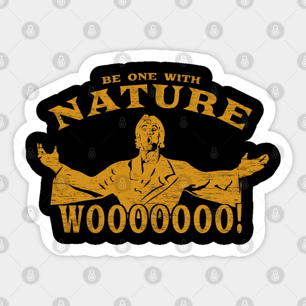 Ric Flair Gold - Be one with Nature Sticker by ilrokery